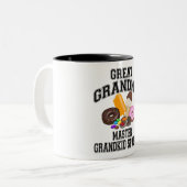 Grootkind Spoiler Great Grandma Tweekleurige Koffiemok (Voorkant links)