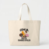 Grootkind Spoiler Oma Grote Tote Bag (Voorkant)