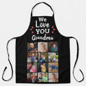 Grootkinderen 12 Foto-collage Keepslag Schort (Voorkant)