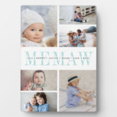 Grootkinderen 6 Foto's Collage Fotoplaat (voorkant)