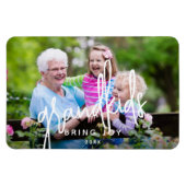 Grootkinderen brengen foto van Joy Magneet (Horizontaal)