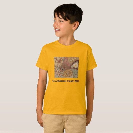 Grootkinderen Camp Shirt (Voorkant volledig)