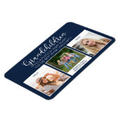 Grootkinderen Citaat 3 Momentopname Blauw Magneet (Linkerzijde)