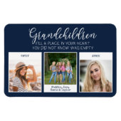 Grootkinderen Citaat 3 Momentopname Blauw Magneet (Horizontaal)