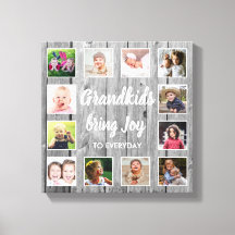 Grootkinderen Citaat Rustic Gray Wood 12 Foto Coll