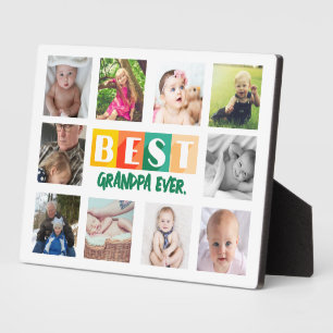 Grootkinderen Foto collage Beste opa ooit Gift Fotoplaat