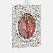 Grootkinderen Foto Glass Glas Ornament (Voorkant Rechts)