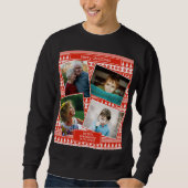 Grootkinderen Foto Merry Kerstmis Ugly Sweater (Voorkant)