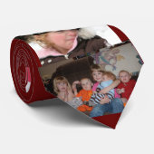 Grootkinderen - Gepersonaliseerd Stropdas (Opgerold)