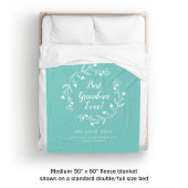 Grootkinderen Groen Fleece Deken