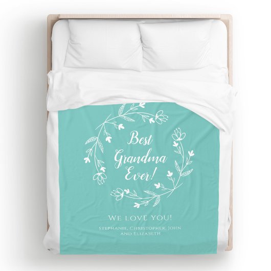 Grootkinderen Groen Fleece Deken