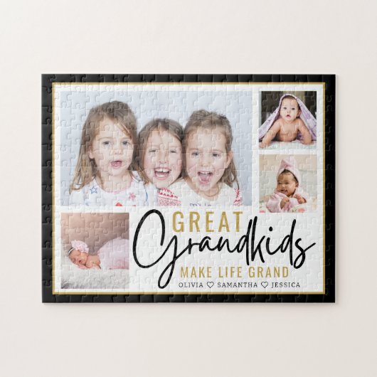 Grootkinderen Grote Grootouders Life Quote 4 Foto Legpuzzel (Horizontaal)