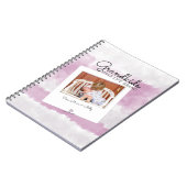 Grootkinderen maken foto's van grote kleinkinderen notitieboek (Linkerzijde)