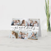 Grootkinderen maken grote foto van het leven kaart (Voorkant)