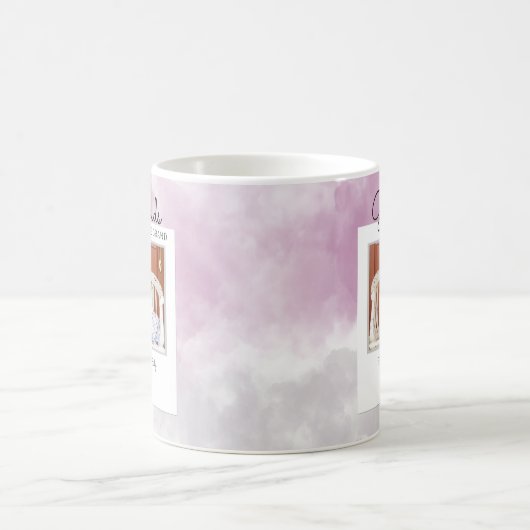 Grootkinderen maken grote foto van het leven koffiemok (Center)