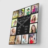 Grootkinderen maken grote prijsopgave voor het lev vierkante klok (Hoek)