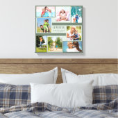Grootkinderen maken het leven groot 8 Foto Collage Canvas Afdruk (Insitu (Slaapkamer))