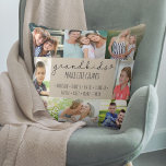 Grootkinderen maken het leven groot 8 Foto neutraa Kussen<br><div class="desc">Voeg alle kleinkinderen namen toe aan deze aangepaste foto-kussen. "Grootkinderen maken het leven groots" wordt geletterd in casual handgeschreven en magere lettertypografie. Het fotomalplaatje is klaar voor u om de namen van kleinkinderen en 8 van uw favoriete foto's toe te voegen, die in vierkant/instagram en portretformaten worden getoond. Dit ontwerp...</div>
