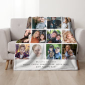 Grootkinderen maken het leven groot | Fotocollage Fleece Deken