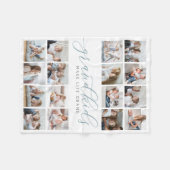 Grootkinderen maken het leven groots 16 Foto Colla Fleece Deken (Voorkant (Horizontaal))