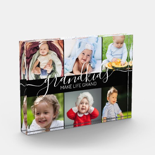 Grootkinderen maken het leven groots | 6 Foto-coll Fotoblokken (Links)
