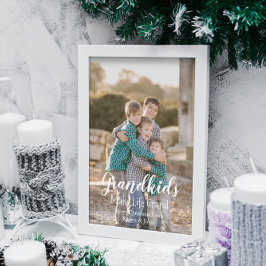 Grootkinderen maken het leven groots feestdagenkaart