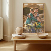 Grootkinderen maken het leven groots folie afdrukken