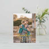 Grootkinderen maken het leven groots folie feestdagen briefkaart (Staand Voorkant)