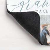 Grootkinderen maken het leven groots | Fotocollage Muismat (Hoek)