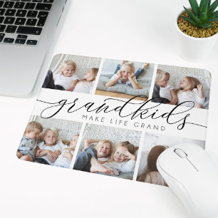 Grootkinderen maken het leven groots   Fotocollage Muismat