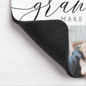 Grootkinderen maken het leven groots | Fotocollage Muismat (Hoek)