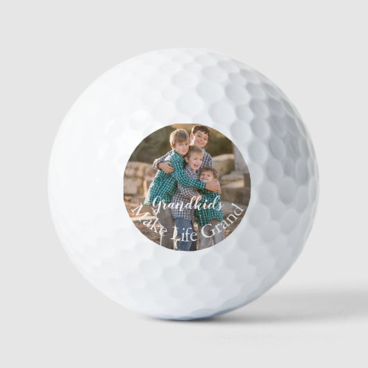 Grootkinderen maken het leven groots golfballen (Voorkant)