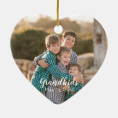 Grootkinderen maken het leven groots keramisch ornament (Achterkant)