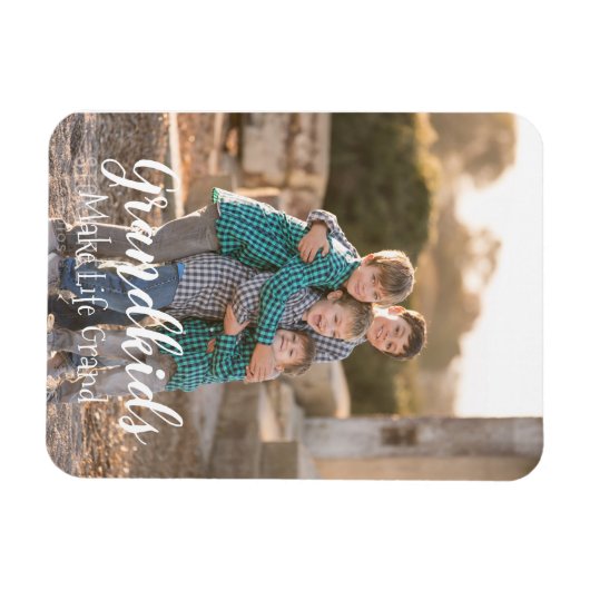 Grootkinderen maken het leven groots magneet (Horizontaal)