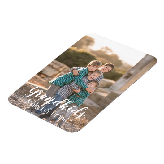 Grootkinderen maken het leven groots magneet (Linkerzijde)