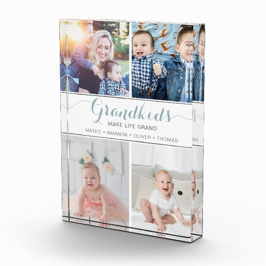 Grootkinderen maken het leven groots met collage fotoblokken (Rechts)