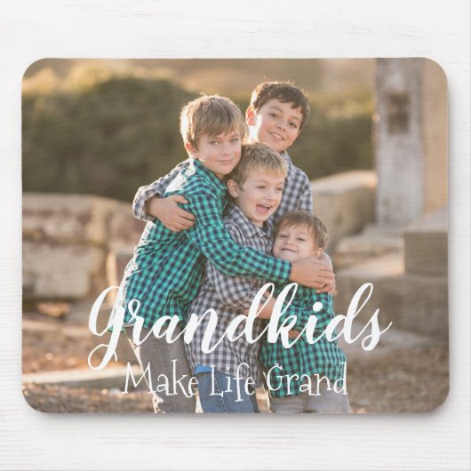 Grootkinderen maken het leven groots muismat (Voorkant)