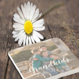 Grootkinderen maken het leven groots stenen onderzetter