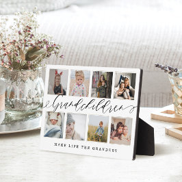 Grootkinderen maken van het leven de kleinste foto fotoplaat