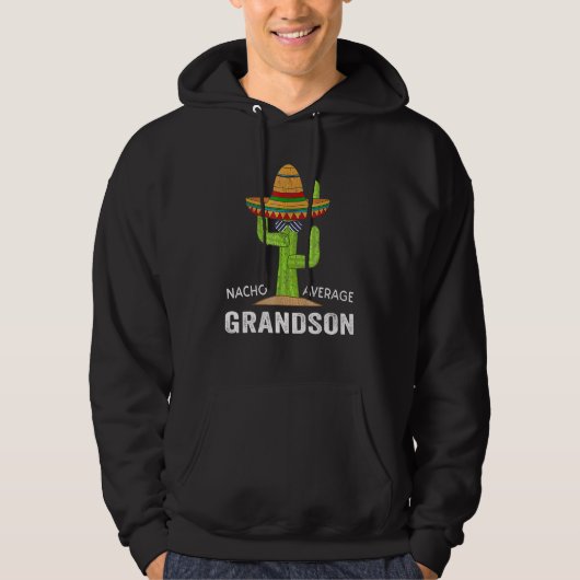 Grootkinderen - Meme Gezegde Nacho Gemiddelde klei Hoodie (Voorkant)
