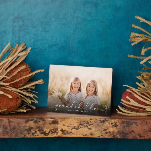 Grootkinderen Modern hartstilstand Foto's Fotoplaat (Zijkant)