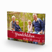 Grootkinderen Typografie Red Keepomwille Photo Blo Fotoblokken (Rechts)