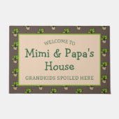 Grootkinderen van grootouders hebben hier gesproke deurmat (Voorkant)