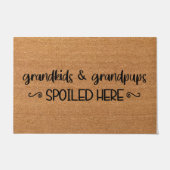 Grootkinderen Welkom Doormat, grootouders Gift Deurmat (Voorkant)