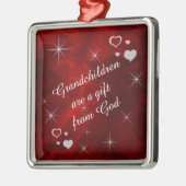 Grootkinderen zijn een cadeautje metalen ornament (Links)