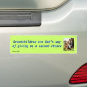 Grootkinderen zijn Gods manier Bumpersticker (Op auto)