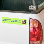 Grootkinderen zijn Gods manier Bumpersticker (Op Truck)
