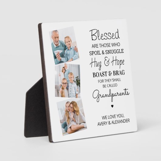 Grootkinderen zonder blote korter Foto Collage Fotoplaat (Voorkant)