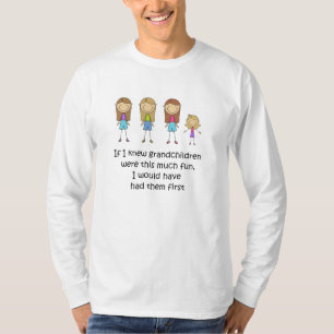 Grootkinderen zouden hun eerste T-shirt hebben geh