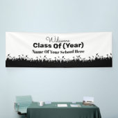 Grootklasse reunion banner Graduates Silhouettes (Beurs)